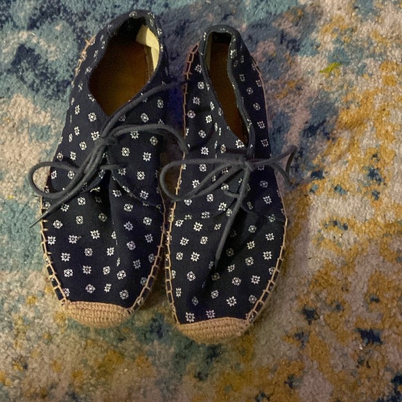 Shoes - Blue and white summer shoes  size 7